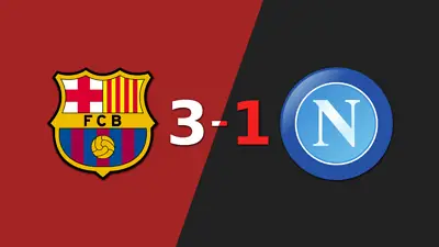 Barcelona vence a Napoli y pasa a Cuartos de Final Barcelona vence a Napoli y pasa a Cuartos de Final
