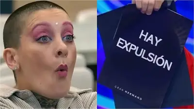 Furia de Gran Hermano y un sobre informando una expulsión Furia de Gran Hermano y un sobre informando una expulsión