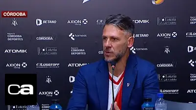 Martín Demichelis, River Plate, Javier Milei, deportes, Supercopa Argentina, Estudiantes de La Plata Martín Demichelis, River Plate, Javier Milei, deportes, Supercopa Argentina, Estudiantes de La Plata
