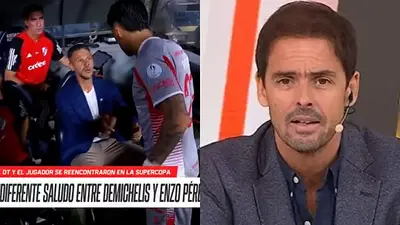 Mariano Closs, ESPN, Martín Demichelis, Enzo Pérez, televisión, Supercopa Argentina, deportes Mariano Closs, ESPN, Martín Demichelis, Enzo Pérez, televisión, Supercopa Argentina, deportes
