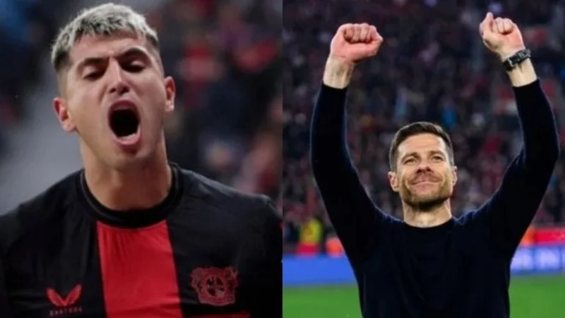 Exequiel Palacios hizo una jugada clave y agónica para el triunfo del Bayer Leverkusen