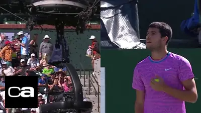Tenis: Alcaraz tuvo que suspender su partido por una situación que nadie esperaba Tenis: Alcaraz tuvo que suspender su partido por una situación que nadie esperaba