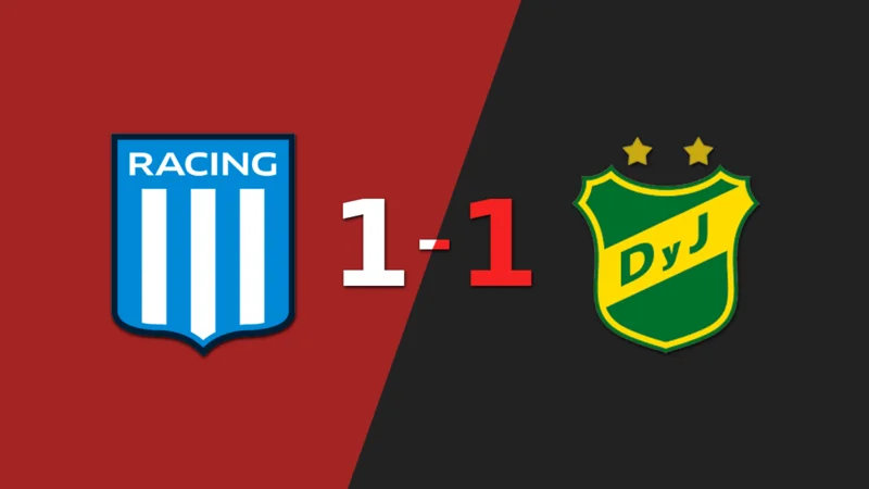 Racing Club y Defensa y Justicia se reparten los puntos y empatan 1-1