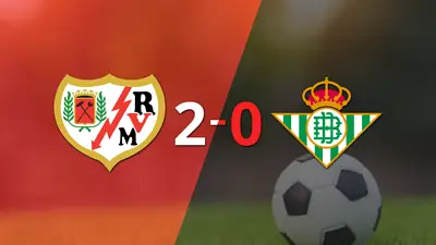 Rayo Vallecano marcó dos veces en la victoria ante Betis en el estadio Estadio de Vallecas Rayo Vallecano marcó dos veces en la victoria ante Betis en el estadio Estadio de Vallecas