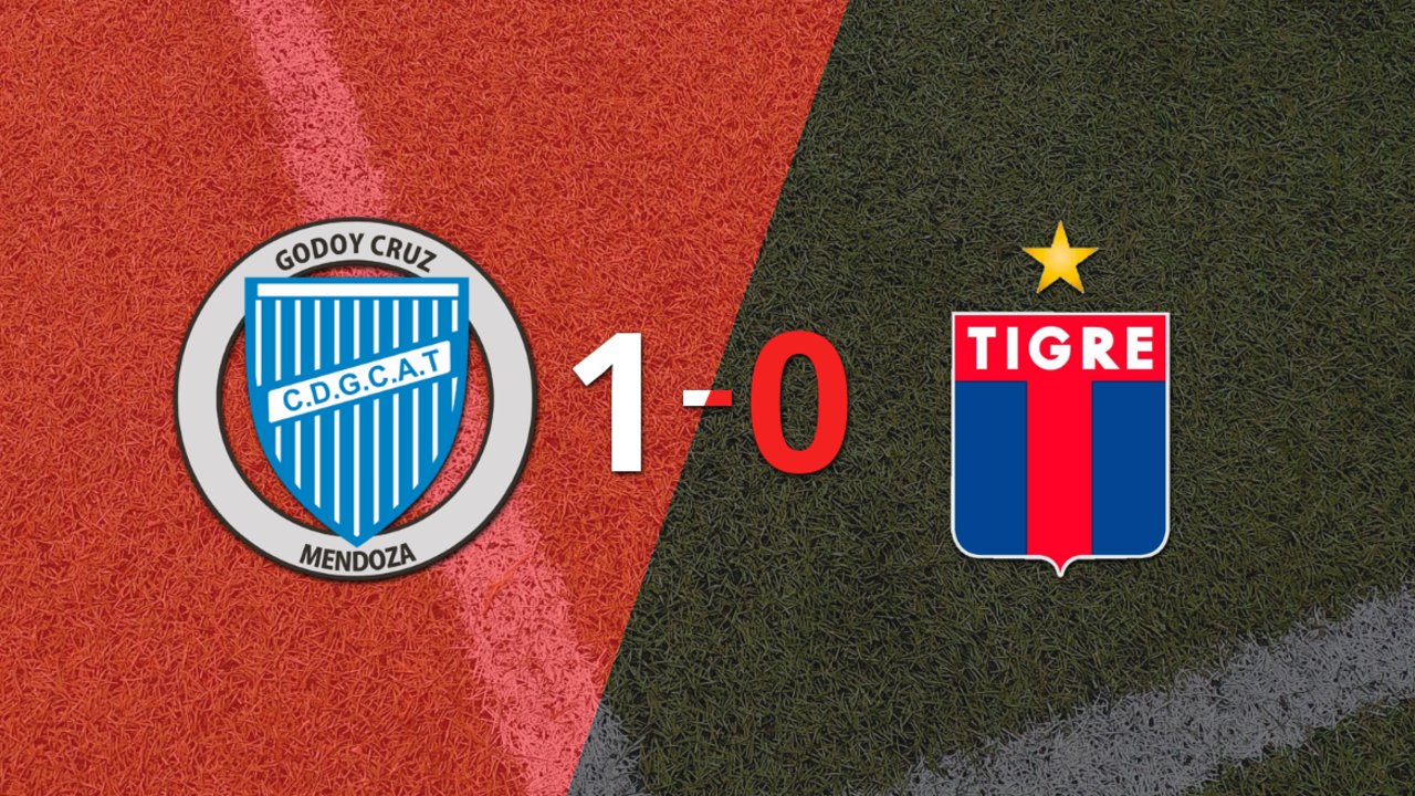 Godoy Cruz derrotó 1-0 a Tigre