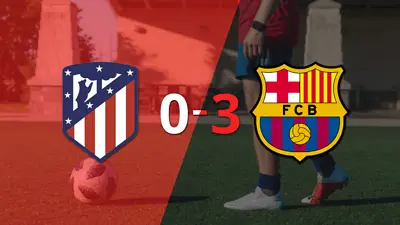 Barcelona arrasó de visita a Atlético de Madrid Barcelona arrasó de visita a Atlético de Madrid