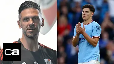 Manchester City, Julián Álvarez, River, Pep Guardiola, Martín Demichelis, deportes Manchester City, Julián Álvarez, River, Pep Guardiola, Martín Demichelis, deportes