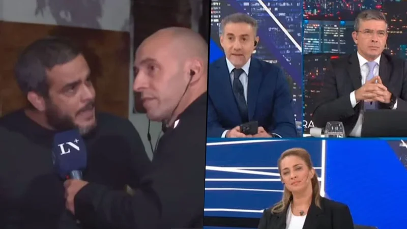 El Pelado Trebucq salió a operar con las inundaciones y un vecino lo humilló al aire de LN+: "Forros".