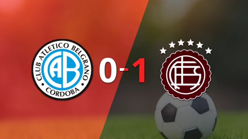 Belgrano cayó frente a Lanús 1-0 con un gol de Walter Bou