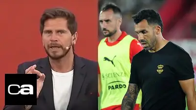 Pollo Vignolo, ESPN, Carlos Tevez, Independiente, televisión, F90, deportes Pollo Vignolo, ESPN, Carlos Tevez, Independiente, televisión, F90, deportes