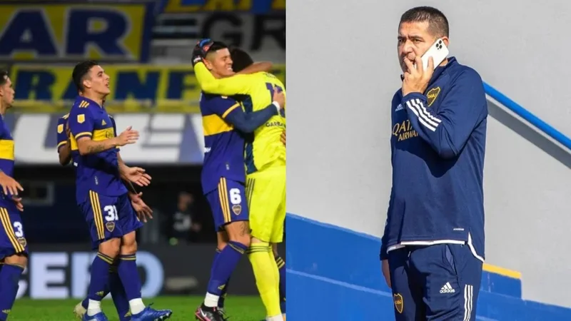 Boca Juniors, Agustín Rossi, Juan Román Riquelme, River Plate. 