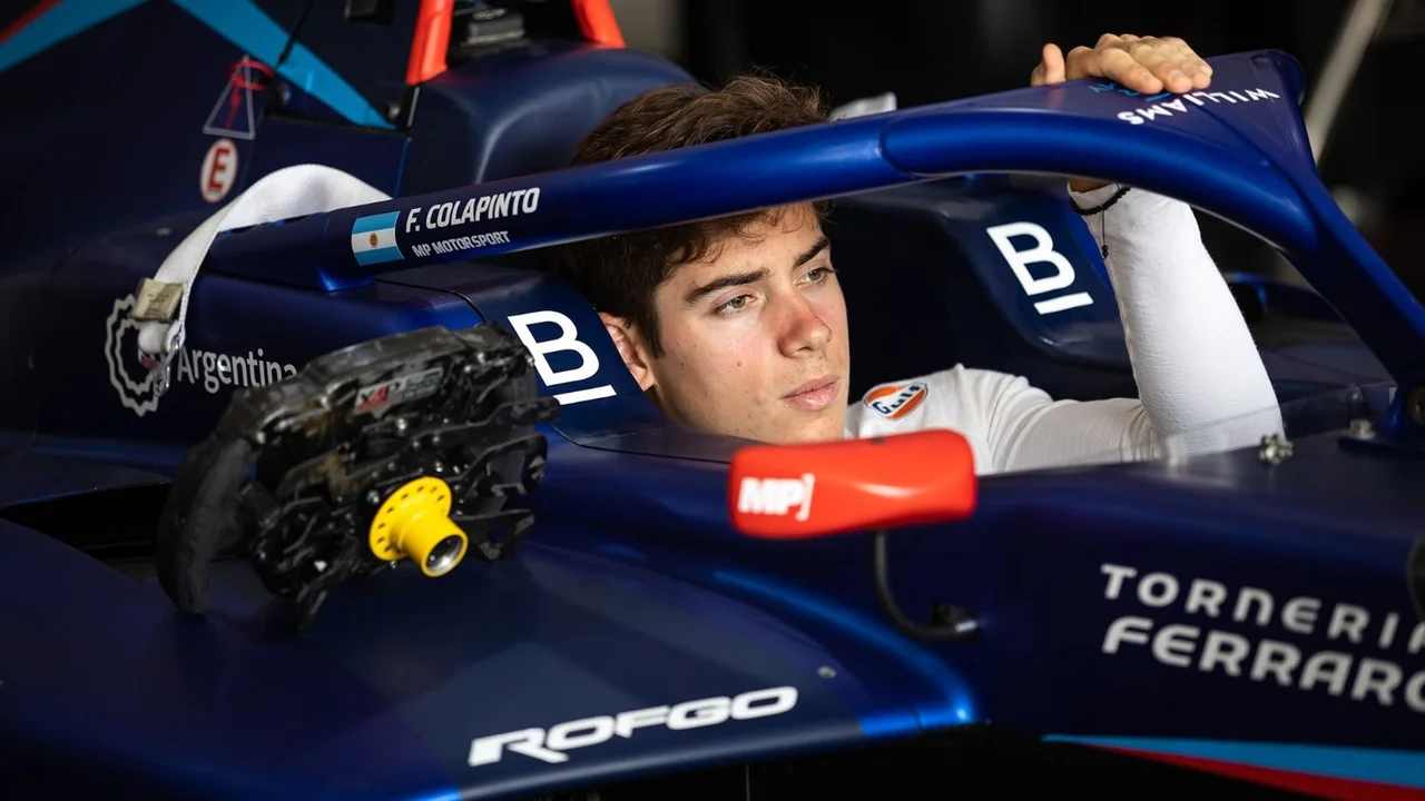 Franco Colapinto, Fórmula 2, F2, automovilismo, Williams, deportes
