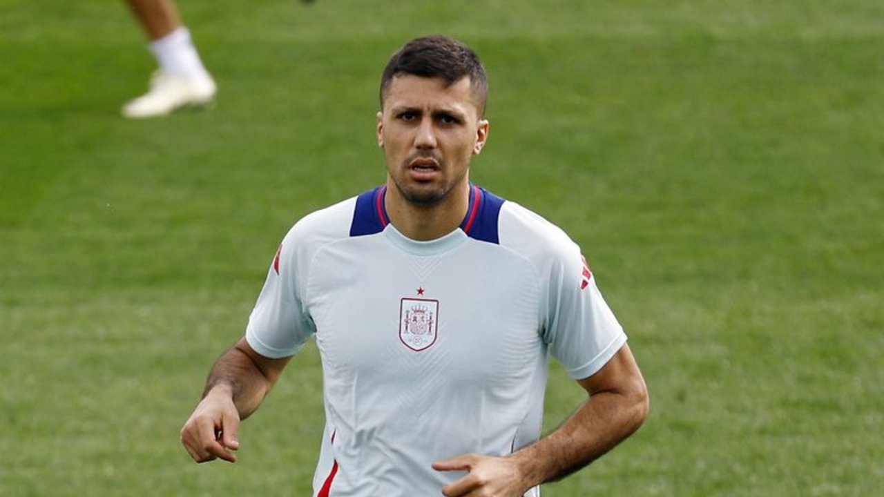 Rodri se ausenta del entrenamiento de España previo al amistoso con Brasil