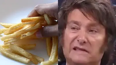 Qué pasó con Javier Milei y las papas fritas en lo de Mirtha Legrand Qué pasó con Javier Milei y las papas fritas en lo de Mirtha Legrand