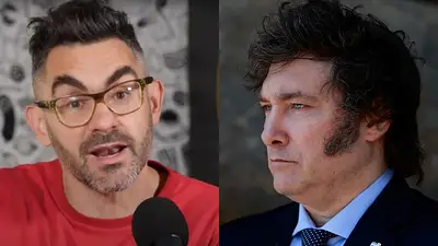 Juan Braceli y Javier Milei Juan Braceli y Javier Milei