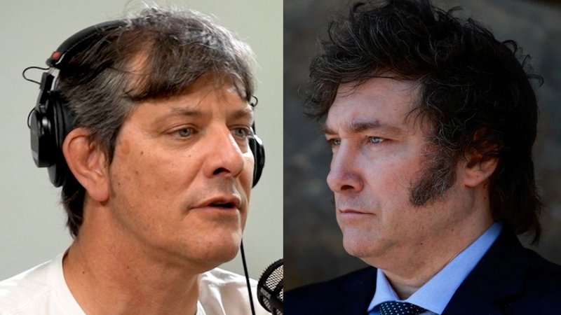 Mario Pergolini. Javier Milei