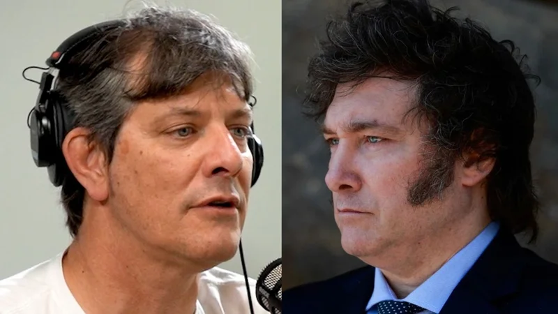 Mario Pergolini. Javier Milei
