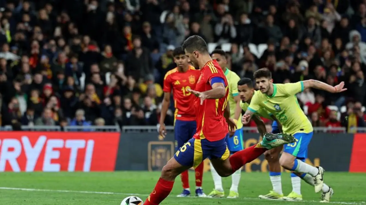 Brasil remonta y empata 3-3 en amistoso con España