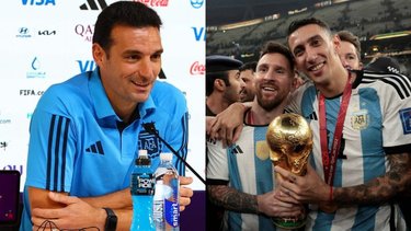 Scaloni confirmó a Messi y Di María para la Copa América