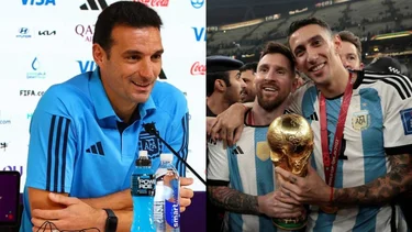 Scaloni confirmó a Messi y Di María para la Copa América