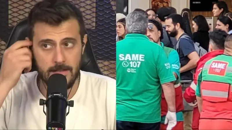 Diego Leuco se fue del estudio por el incendio en el edificio de Luzu TV