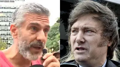 Leo Sbaraglia Javier Milei Leo Sbaraglia Javier Milei