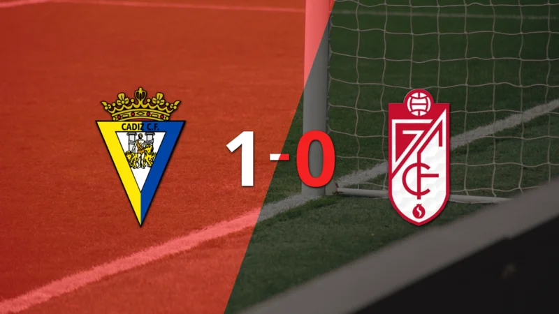 Granada perdió 1-0 ante Cádiz