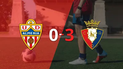 Osasuna arrasó de visita a Almería Osasuna arrasó de visita a Almería
