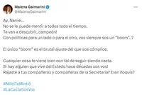  Malena Galmarini DEJÓ NOCAUT a Daniel Scioli: "Cómplice"
