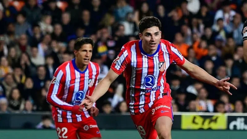 Video: el golazo de Julián Álvarez para el Atlético de Madrid