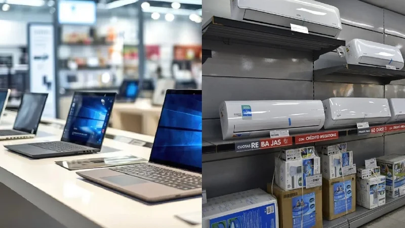 Notebooks y aires acondicionados