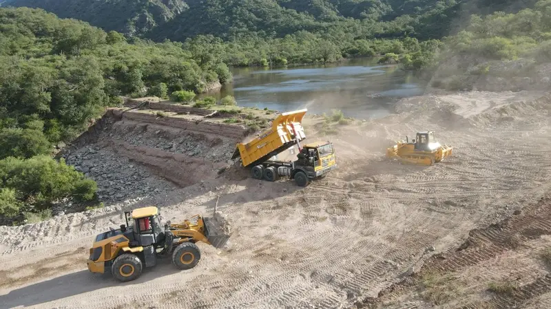 Quintela supervisó el avance de obras públicas para evitar inundaciones: todos los detalles