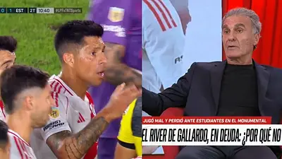 Oscar Ruggeri, ESPN, Enzo Pérez, River, televisión, TV, F90 Oscar Ruggeri, ESPN, Enzo Pérez, River, televisión, TV, F90