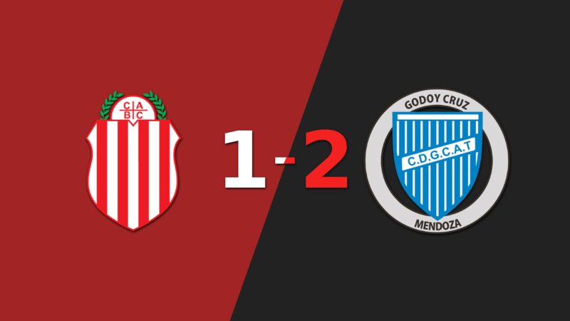 Godoy Cruz gana 2-1 a Barracas Central con doblete de Luca Martínez Dupuy y un gol agónico