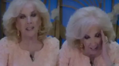 Mirtha Legrand emocionada Mirtha Legrand emocionada