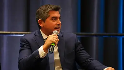 Orrego disertó en la cumbre PDAC 2025: “San Juan concentra el 54% de las inversiones en minería de toda Argentina” Orrego disertó en la cumbre PDAC 2025: “San Juan concentra el 54% de las inversiones en minería de toda Argentina”