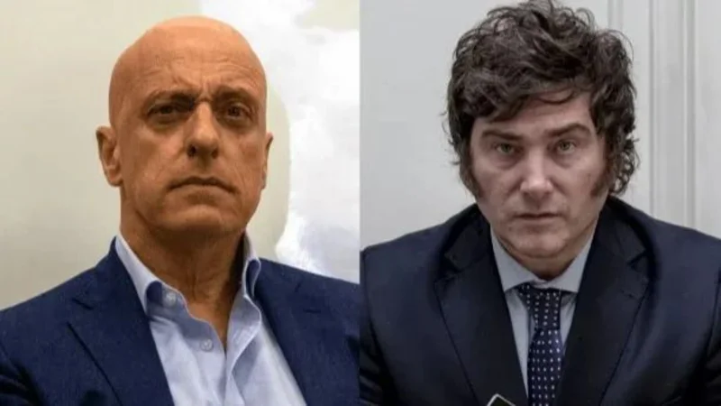Milei, furioso con un periodista: "Ensobrado operador de los empresaurios"