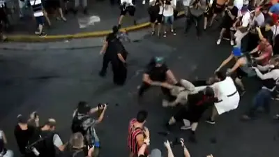 La Policía le volvió a tirar gas pimienta a los jubilados La Policía le volvió a tirar gas pimienta a los jubilados