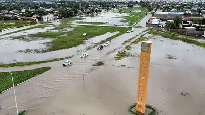 Temporal en Bahía Blanca. Temporal en Bahía Blanca.