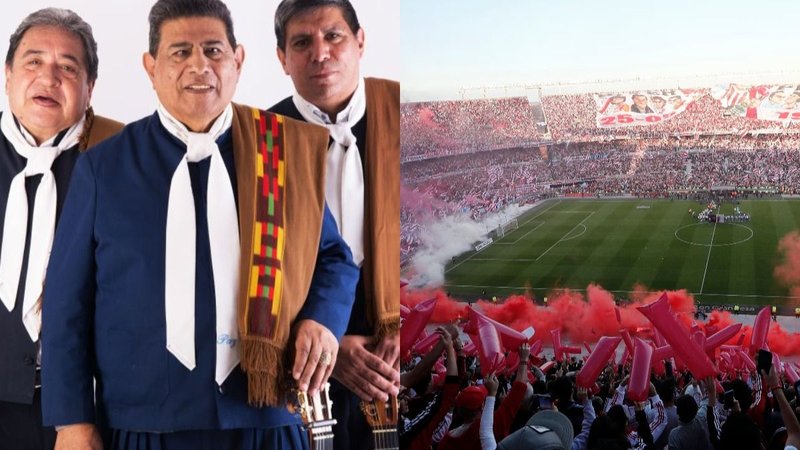 Los Manseros Santiagueños cantando con el Burrito Ortega