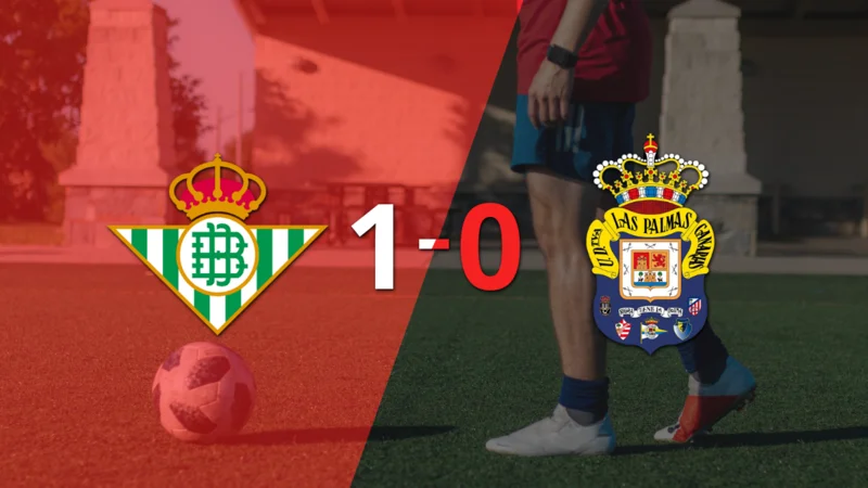 UD Las Palmas no pudo con Betis y cayó 1-0