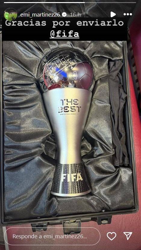 FIFA, Gianni Infantino, Dibu Martínez, Selección Argentina, The Best, Aston Villa