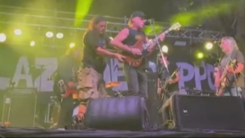 Show de La Renga en la Plaza de Pappo