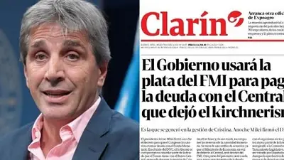 Se nota mucho: Caputo elogió la tapa de Clarín sobre el acuerdo con el FMI Se nota mucho: Caputo elogió la tapa de Clarín sobre el acuerdo con el FMI