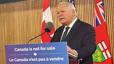 Primer ministro de Ontario congela plan de recargo a exportaciones de electricidad a EEUU Primer ministro de Ontario congela plan de recargo a exportaciones de electricidad a EEUU