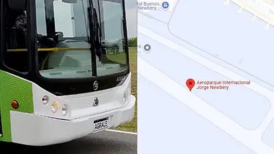 Nuevo recorrido histórica línea conurbano Retiro Aeroparque Línea 28 DOTA Argentina Nuevo recorrido histórica línea conurbano Retiro Aeroparque Línea 28 DOTA Argentina