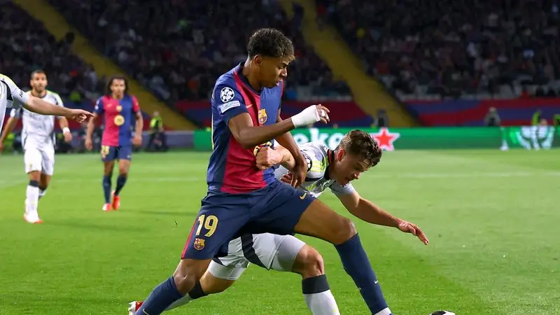Yamal se sincera sobre la "asistencia" en el primer gol del Barça ante el Benfica