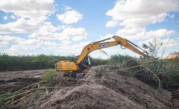 El Gobierno continúa a paso firme con las obras hídricas provinciales | Obras publicas