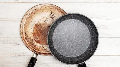sartén, consejos de cocina, cocina, óxido, sartén oxidado sartén, consejos de cocina, cocina, óxido, sartén oxidado