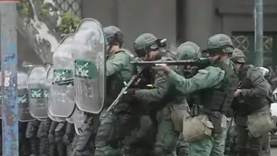 EN VIVO: con la zona ya desconcentrada, la Policía volvió a avanzar contra manifestantes EN VIVO: con la zona ya desconcentrada, la Policía volvió a avanzar contra manifestantes